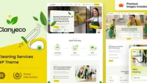 ClanyEco - Cleaning Services WordPress Theme