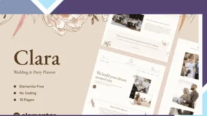 Clara - Wedding and Party Planner Template Kits