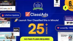 Classiads - Classified Ads WordPress Theme