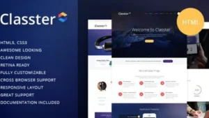 Classter - A Colorful Multi-Purpose WordPress Theme