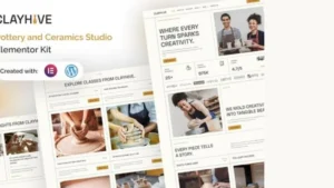 ClayHive - Pottery and Ceramics Studio Elementor Kit