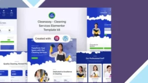 Cleanasoy - Cleaning Services Elementor Template kit