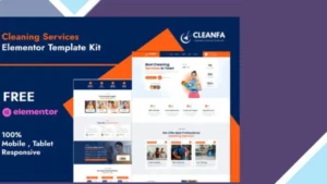 Cleanfa - Cleaning Services Elementor Template Kit