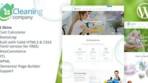Cleaning Services WordPress Theme
