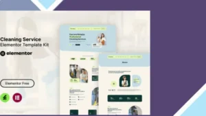 Cleansy - Cleaning Service Elementor Template Kit