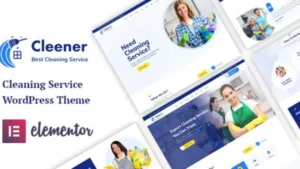 Cleener - Cleaning Services WordPress Theme