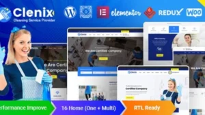 Clenix - Cleaning Services WordPress Theme