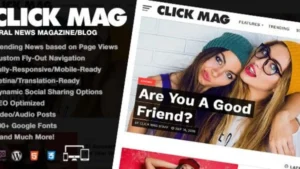 Click Mag - Viral WordPress News Magazine/Blog Theme