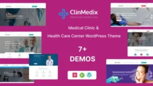 Clinmedix - Health And Medical WordPress Theme