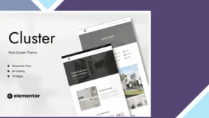 Cluster - Real Estate Elementor Template Kit