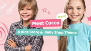 Cocco Theme Kids Store and Baby Shop Theme