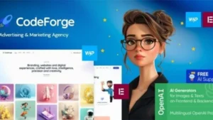 CodeForge - IT Company WordPress Theme