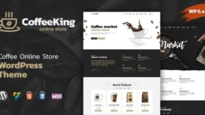 CoffeeKing - Coffee Shop and Drinks Online Store WordPress Theme