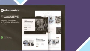 Cognitive - Psychology and Counseling Elementor Template Kit