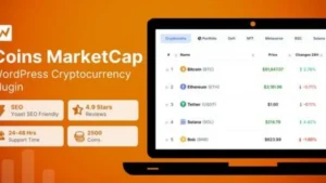 Coins MarketCap - WordPress Cryptocurrency Plugin