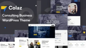 Colaz - Business Consulting WordPress Theme