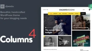 Columns - Impressive Magazine and Blog WordPress Theme