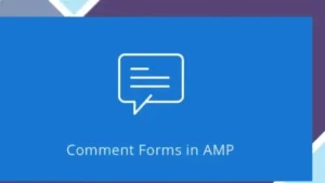 comment form for amp plugin