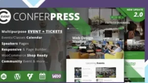 ConferPress - Multipurpose Event Tickets WordPress Theme