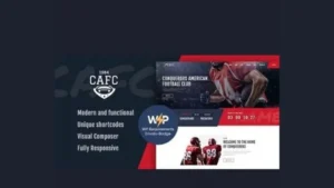 Conquerors - American Football and NFL WordPress Theme