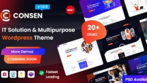 Consen - IT Solution and Multi-Purpose WordPress Theme