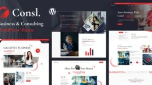 Consl - Consulting Business WordPress Theme