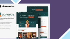 Constate - Construction and Real Estate Elementor Template Kit