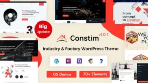Constim - Industry and Factory WordPress Theme