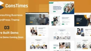 ConsTimes - Consulting Business WordPress Theme