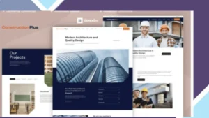 Construction Plus - Construction Elementor Template Kit
