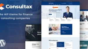 Consultax - Financial and Consulting WordPress Theme