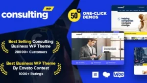 Consulting - Business, Finance WordPress Theme