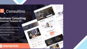 Consultino - Business Consulting Elementor Template Kit