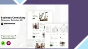Consultry - Business Consulting Elementor Template Kit