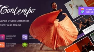 Contempo - Dance School WordPress Theme