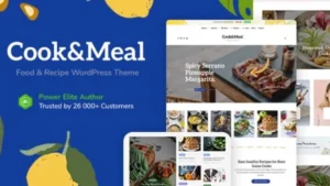 CookAndMeal - Food Blog and Recipe WordPress Theme