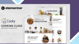 Cooky - Cooking Class Elementor Template Kit