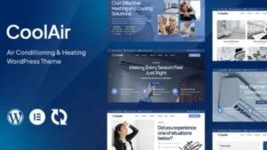 Coolair - Air Conditioning and Heating HVAC WordPress