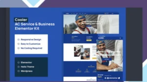 Cooler - AC Service and Business Elementor Pro Template Kit