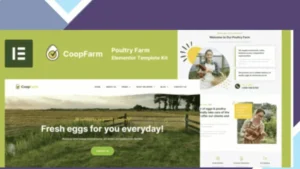 CoopFarm - Poultry Farm Elementor Pro Template Kit