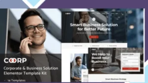 Coorp - Multi-purpose Business Solutions Elementor Template Kit