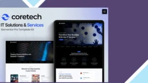 Coretech - IT Solutions and Services Elementor Pro Template Kit