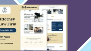 Corpifex - Lawyer Attorney and Law Firm Elementor Template Kit