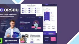 Corsdu - Online Courses and Education Elementor Template Kit
