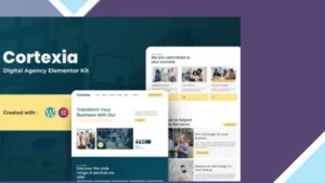 Cortexia - Digital Agency Elementor Template Kit