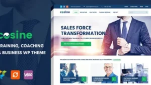 Cosine - Training, Coaching and Business WordPress Theme
