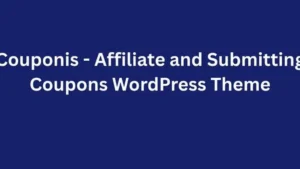 Couponis - Affiliate and Submitting Coupons WordPress Theme