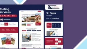Coverroofs - Roofing Services Elementor Template Kit