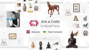 Crafts and Arts - Handmade Artist WordPress Theme