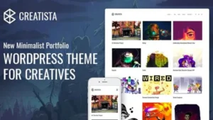 Creatista - Creative Portfolio WordPress Theme